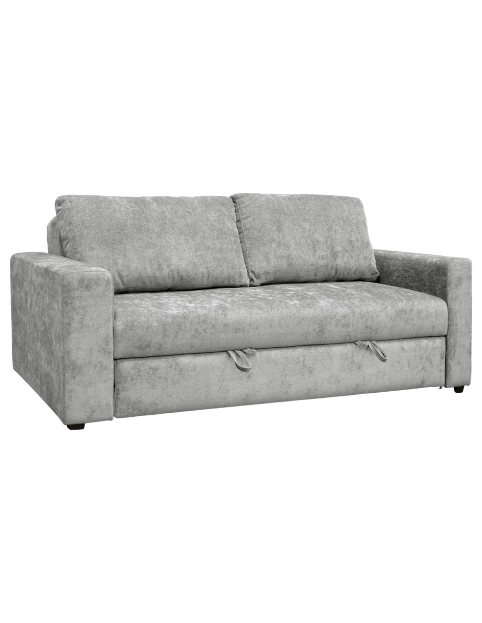 SOFÁ CAMA TRINITY 2 HERRAJES TEL, GRIS
