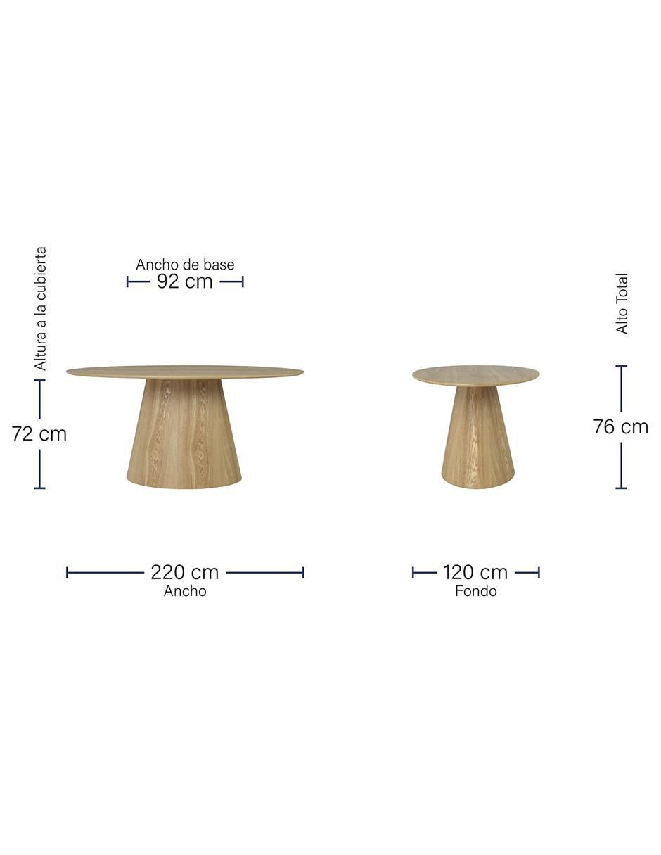Mesa de comedor armable Tokio XL 5