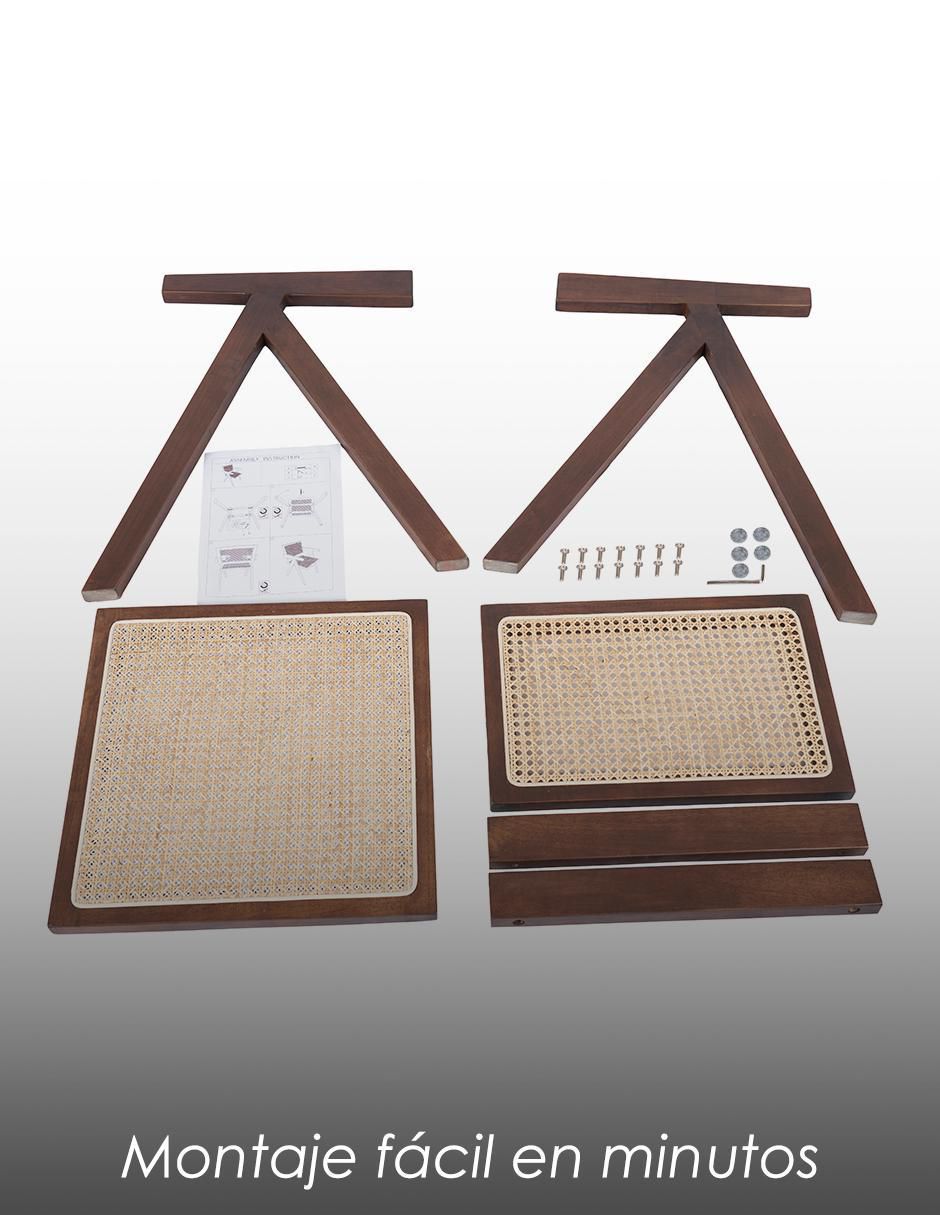 Set de sillas 2 piezas Jean Ilios Innova de madera