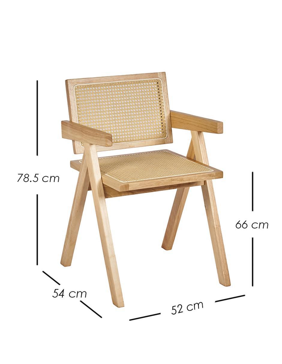 Set de sillas 2 piezas Jean de madera 8