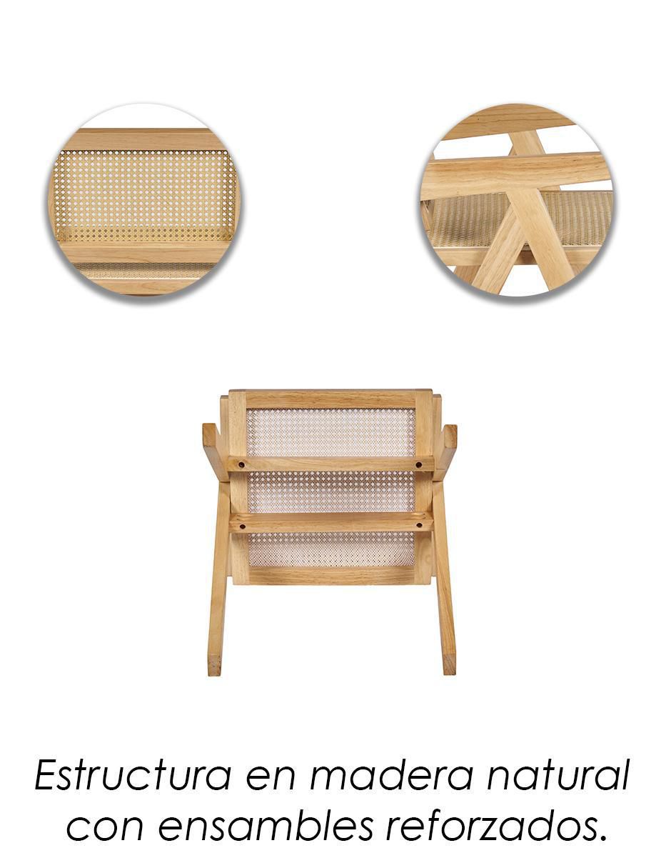 Set de sillas 2 piezas Jean de madera 7