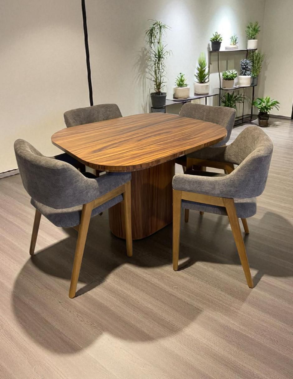Comedor para 4 personas de madera de parota 7