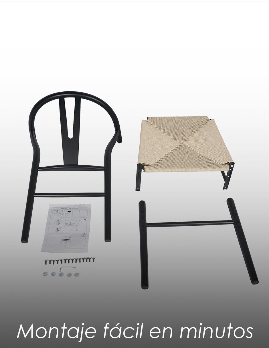Juego de sillas 2 "piezas" bone ilios innova "de" madera adulto