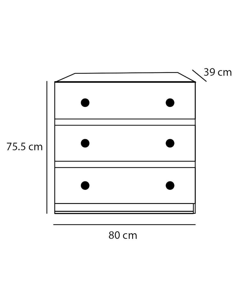 Cajonera Louis de melamina 5