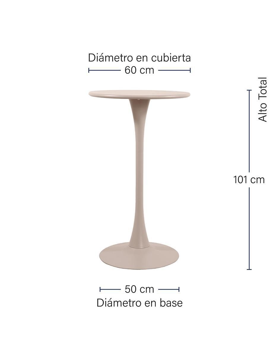 Mesa sí alta mallorca brum "de" metal