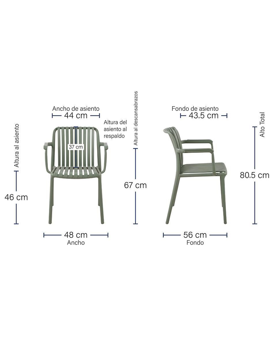 Silla 1 pieza Menorca adulto 7