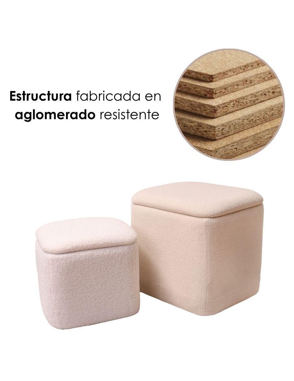 Set Taburete Teddy de MDF 5
