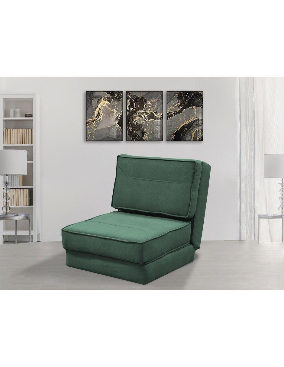 Sofá cama Converticama de madera y tela 5