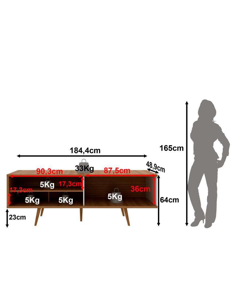 Mueble de tv armable Moderno de MDP 6