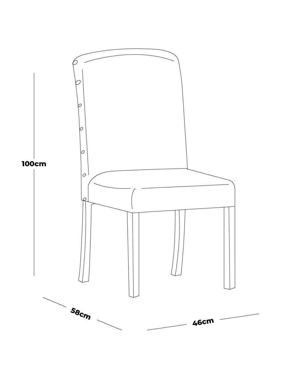 Silla Mika de tela 5