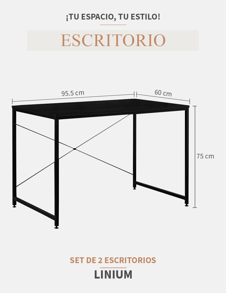 Escritorio armable Linium de madera
