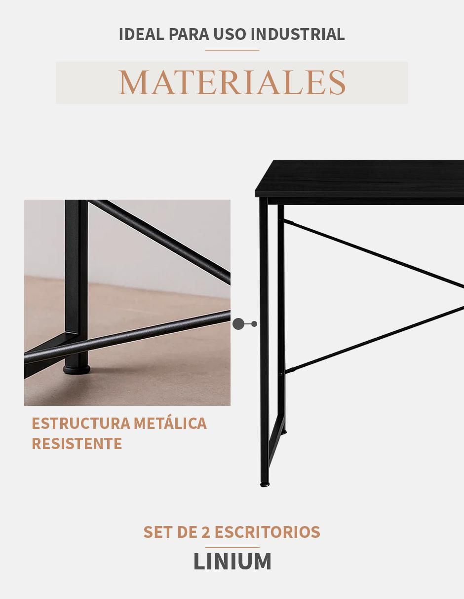 Escritorio armable Linium de madera
