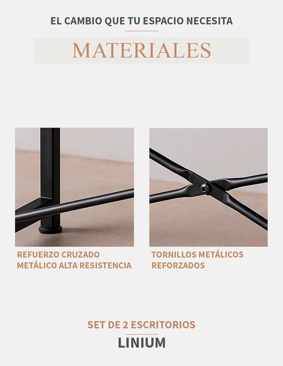 Escritorio armable de madera 7