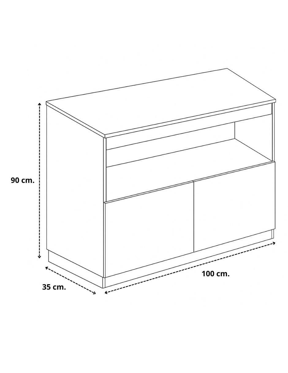 Credenza armable de melamina 8