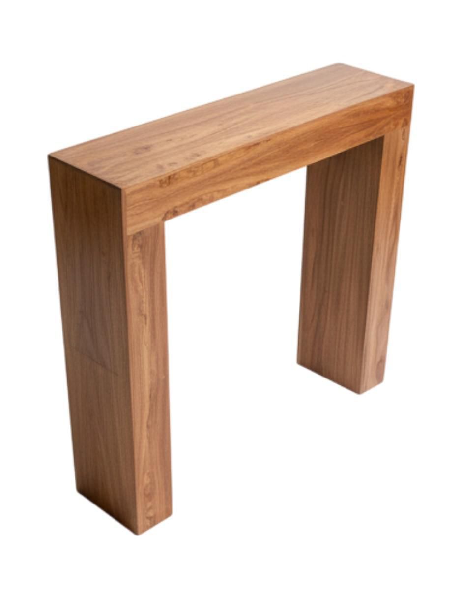 Consola de chapa madera Consola de chapa madera