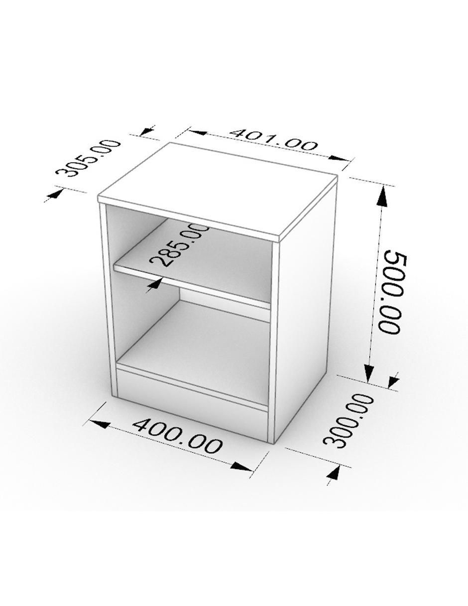 Mesa lateral armable de mdf 6