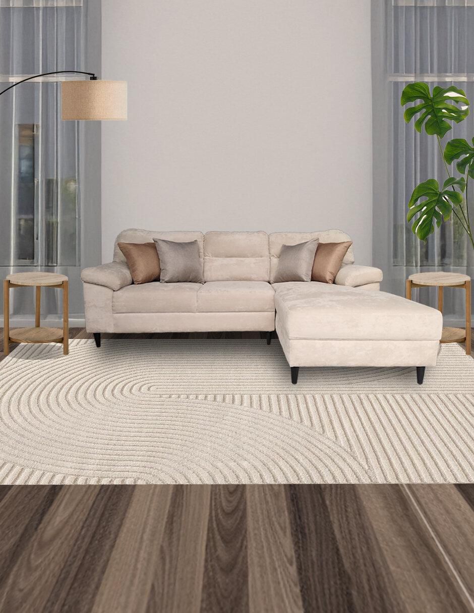 Sala modular derecha de tela 7