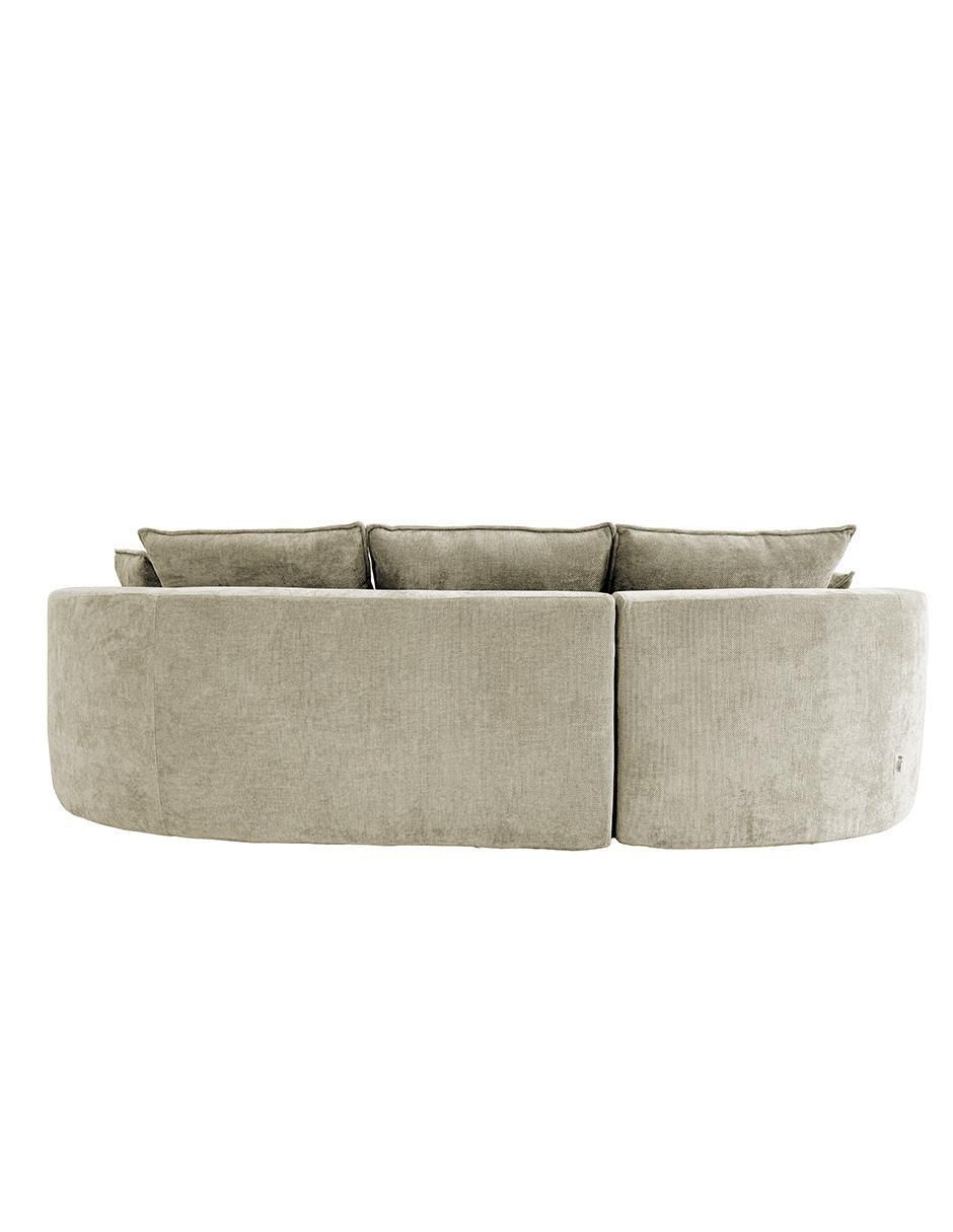 Sala modular Chloe Taupe de tela 5