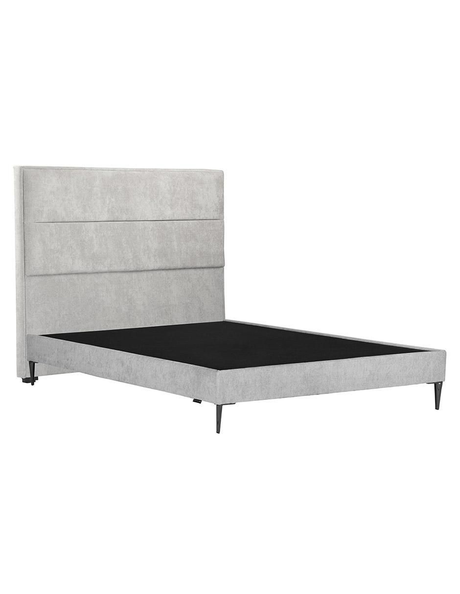 Cama Ibiza Slim de madera y tela