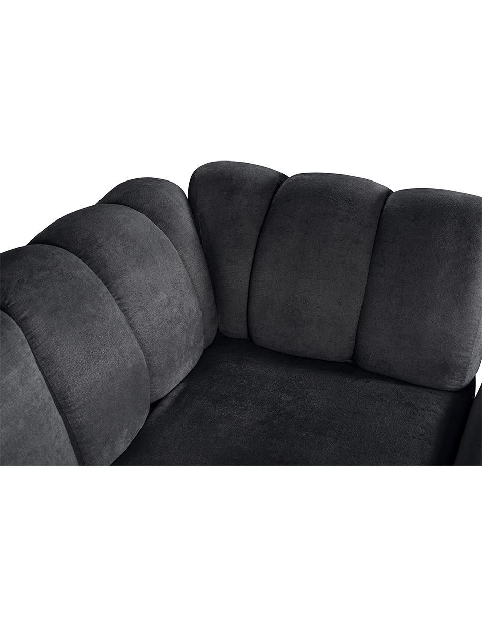 Sala modular kieran de 4 módulos memory foam reclinable a 3 posiciones makora "de" chenille