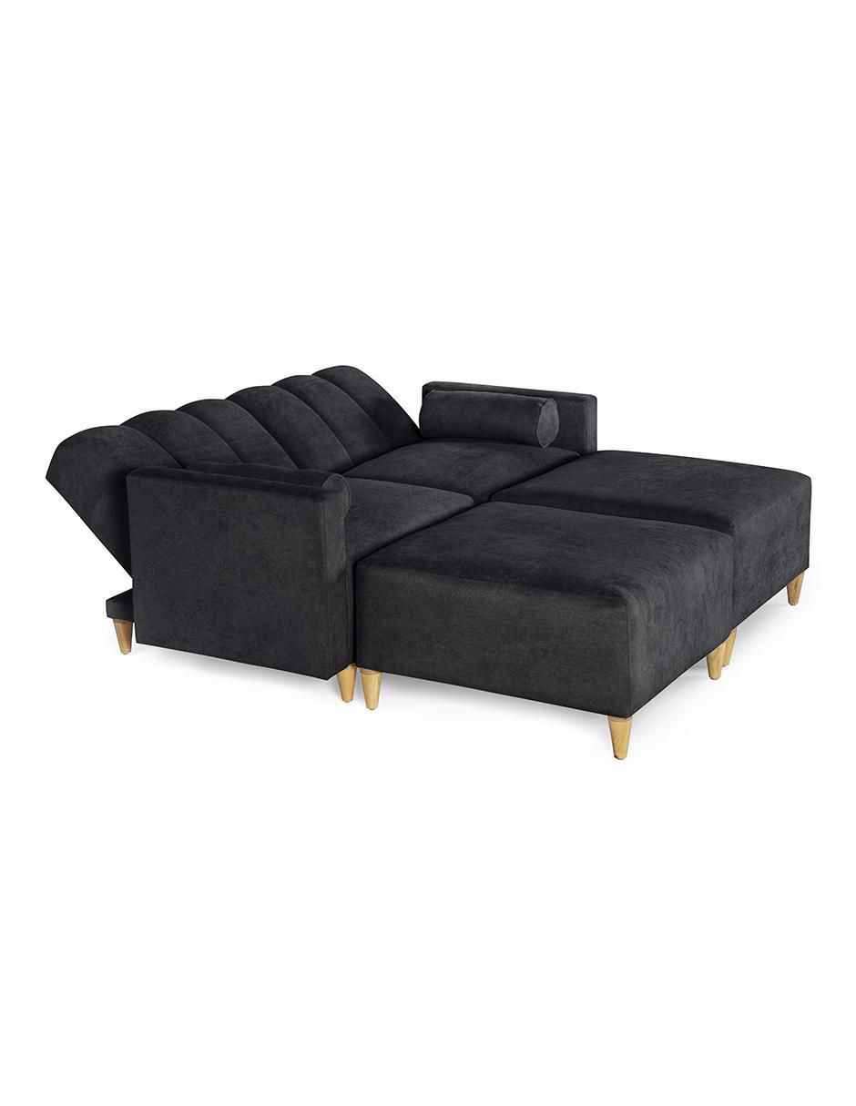 Sala modular kieran de 4 módulos memory foam reclinable a 3 posiciones makora "de" chenille