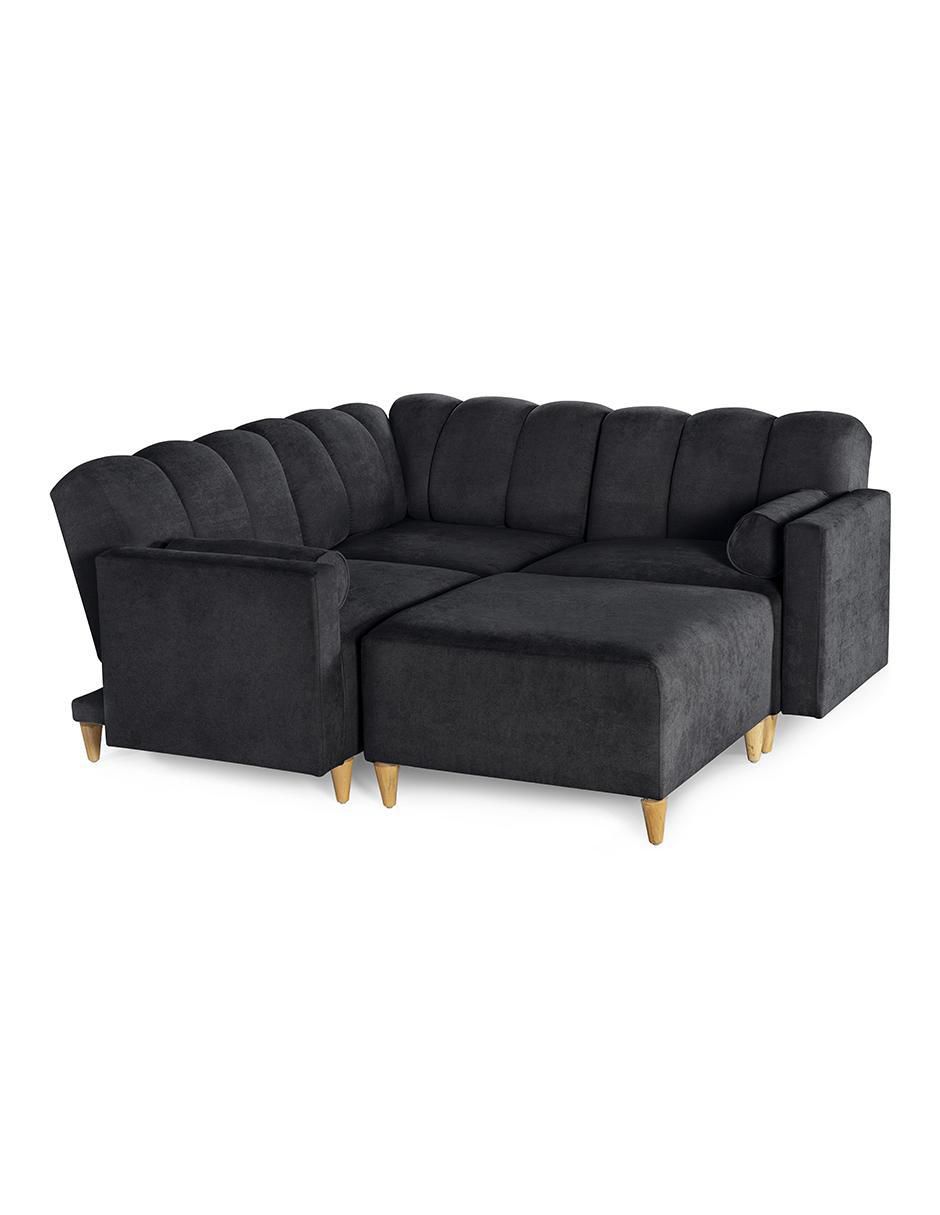 Sala modular kieran de 4 módulos memory foam reclinable a 3 posiciones makora "de" chenille