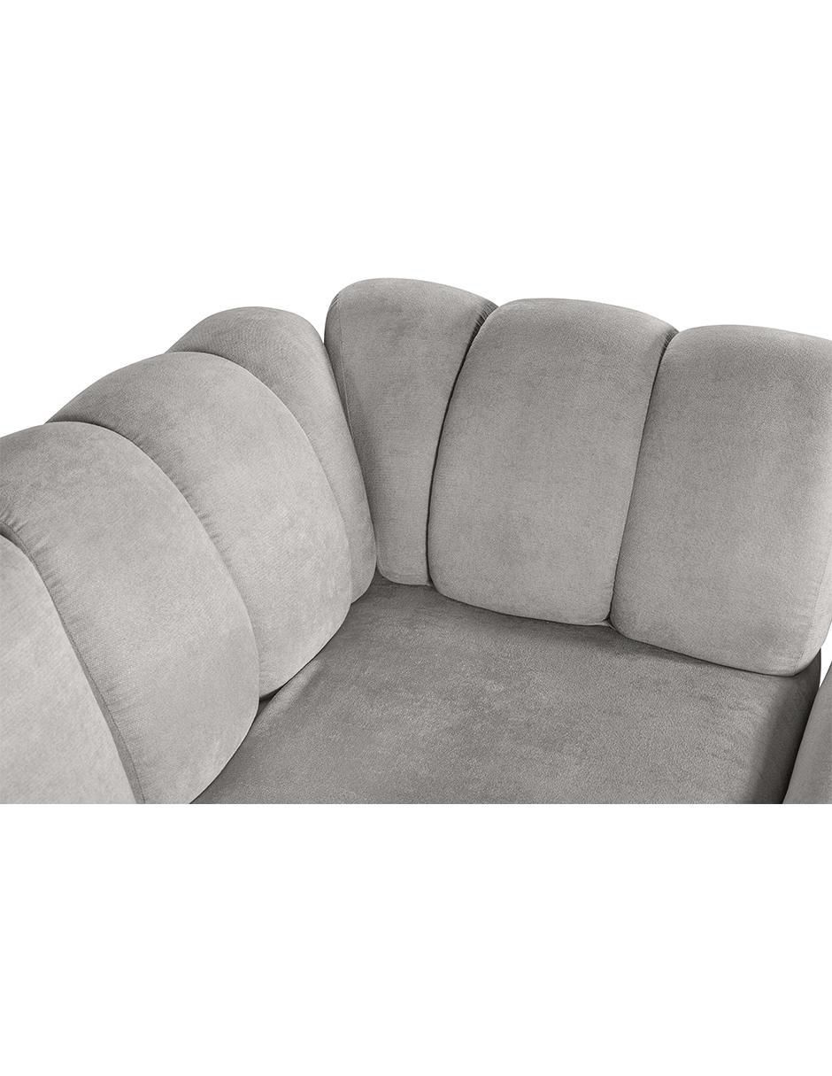 Sala modular Kieran de 4 módulos memory foam reclinable a 3 posiciones de Chenille 5