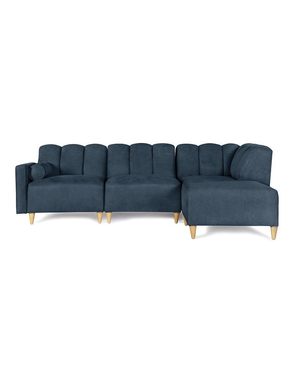 Sala modular Kieran de 4 módulos memory foam reclinable a 3 posiciones de Chenille