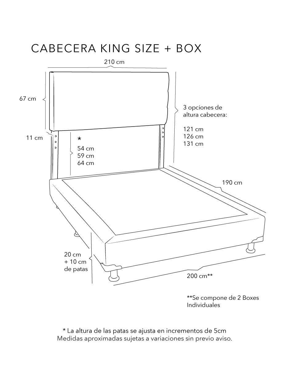 Cama sigma box dicasa "de" madera y tela ks
