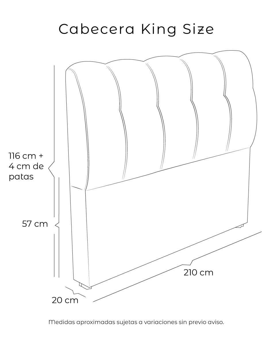 Cabecera Kiri de madera y tela 2