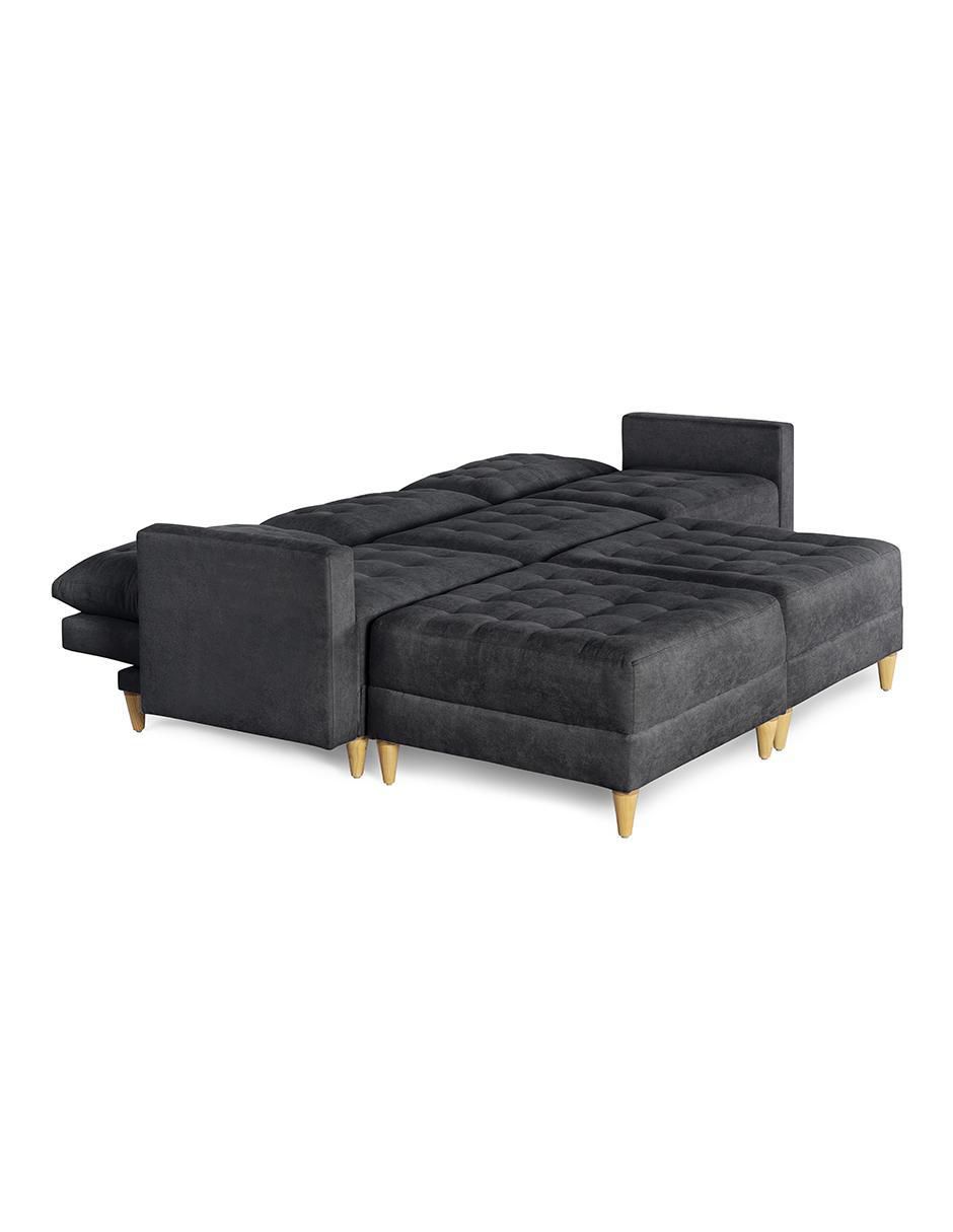 Sala modular godric de 5 módulos memory foam reclinable a 3 posiciones makora "de" chenille