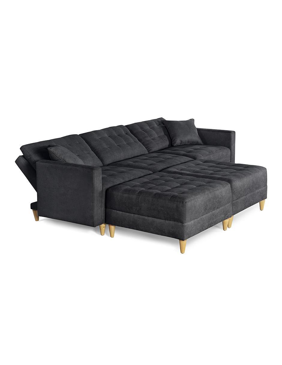 Sala modular godric de 5 módulos memory foam reclinable a 3 posiciones makora "de" chenille