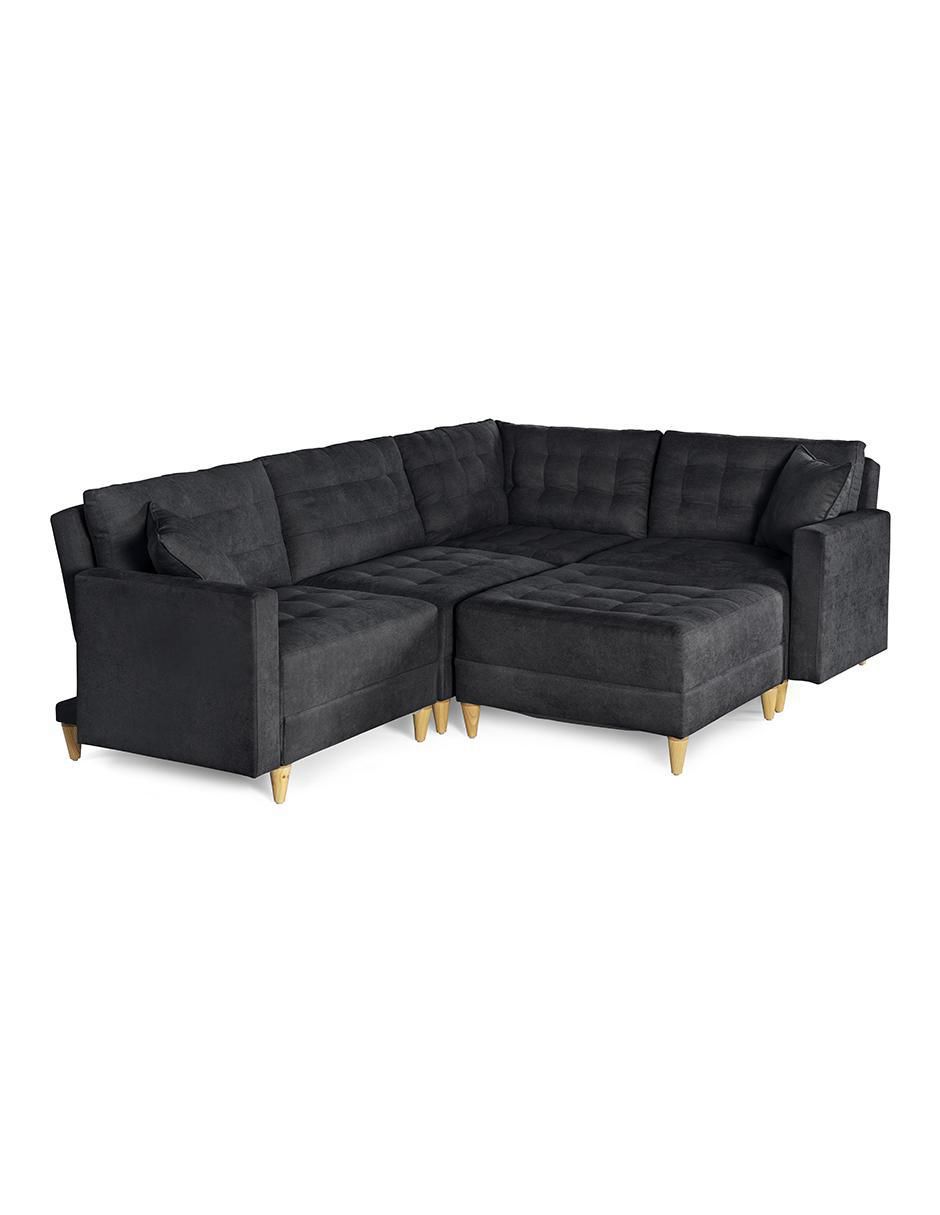 Sala modular godric de 5 módulos memory foam reclinable a 3 posiciones makora "de" chenille