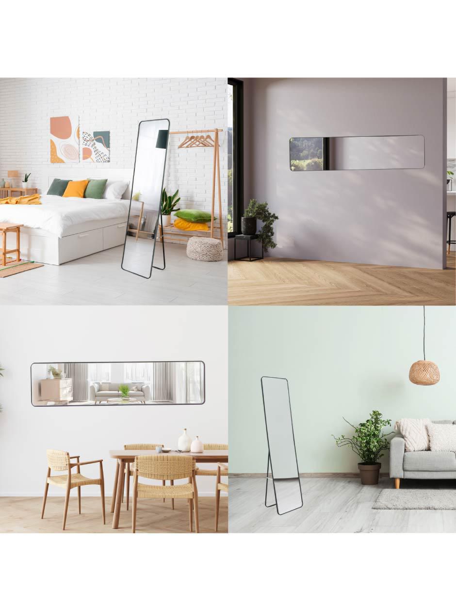 "set espejo/espejo" rectangular onof aura