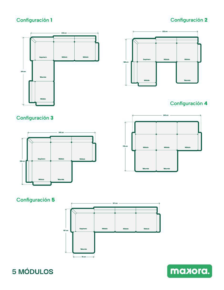 Sala modular de chenille 3