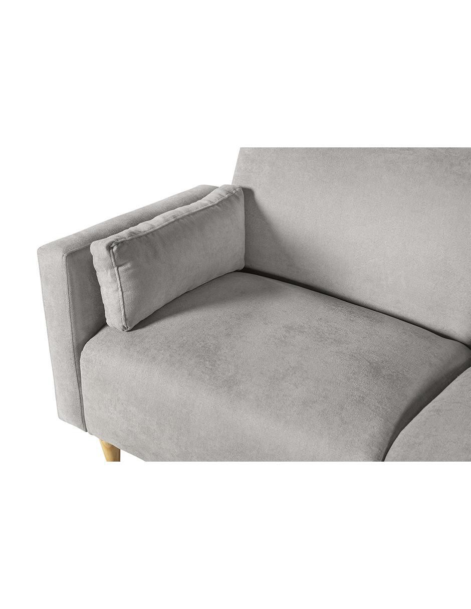 Sala modular Zavian de 4 módulos memory foam reclinable a 3 posiciones de chenille 6