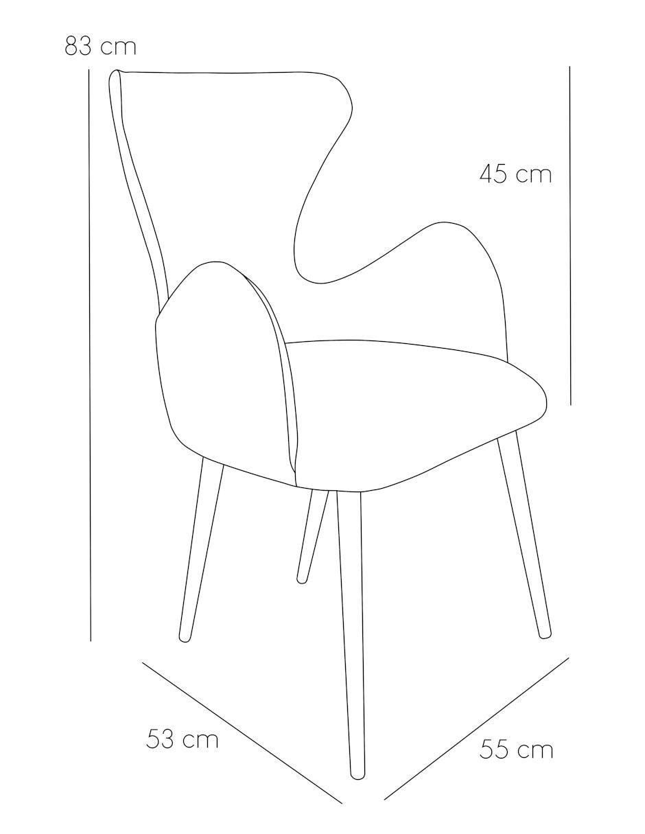 Silla roche de madera pino 5