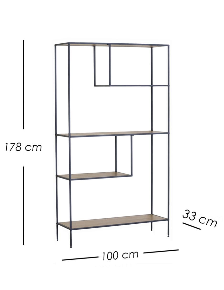 Librero armable Gdx de metal 8