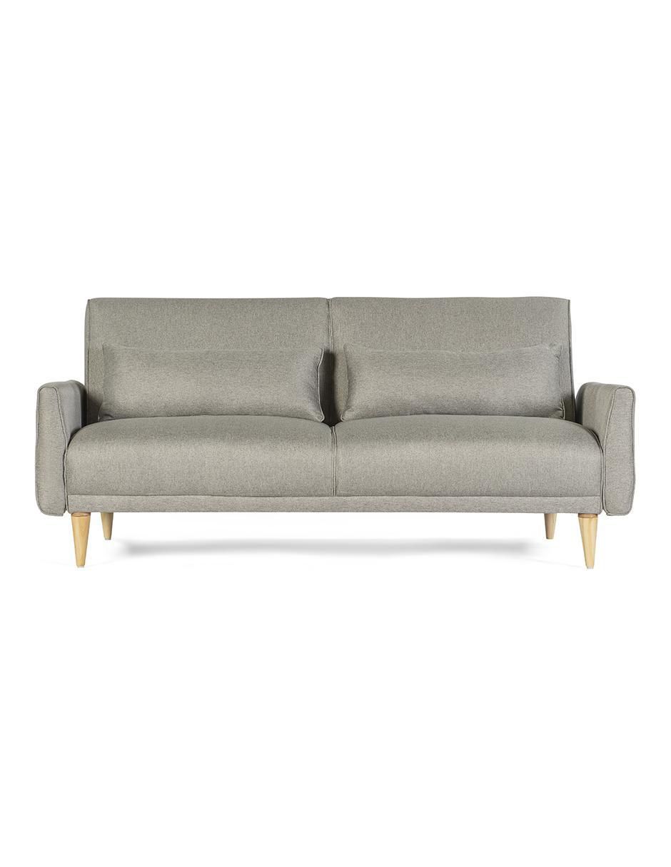 Sofá cama armable Anicka memory foam reclinable 3 a posiciones de Lino Sofá cama armable Anicka memory foam reclinable 3 a posiciones de Lino