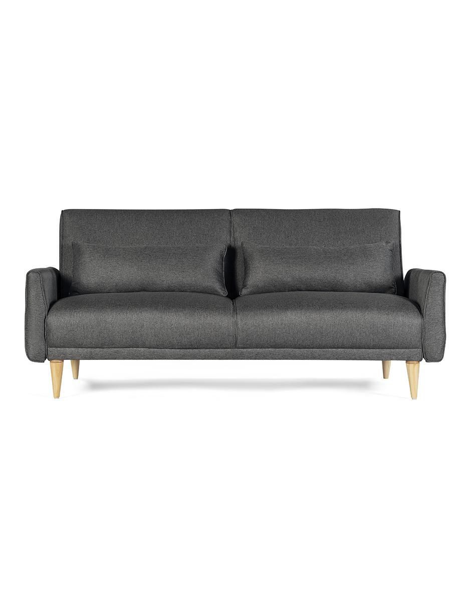 Sofá cama armable Anicka memory foam reclinable 3 a posiciones de Lino Sofá cama armable Anicka memory foam reclinable 3 a posiciones de Lino