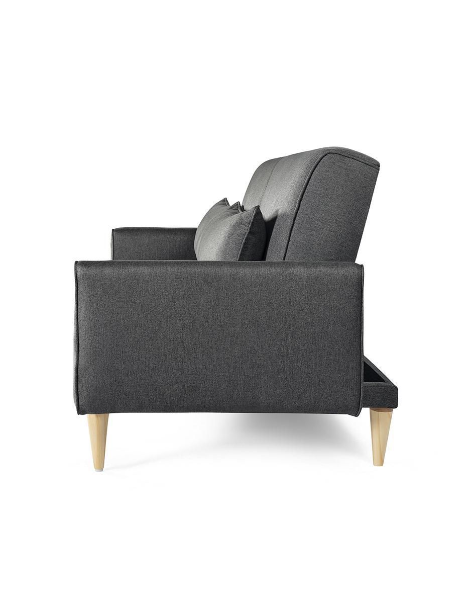 Sofá cama armable Anicka de lino 6