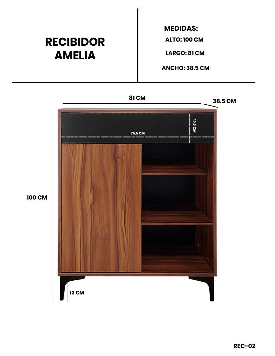 Bufetero armable Amelia de melamina 8