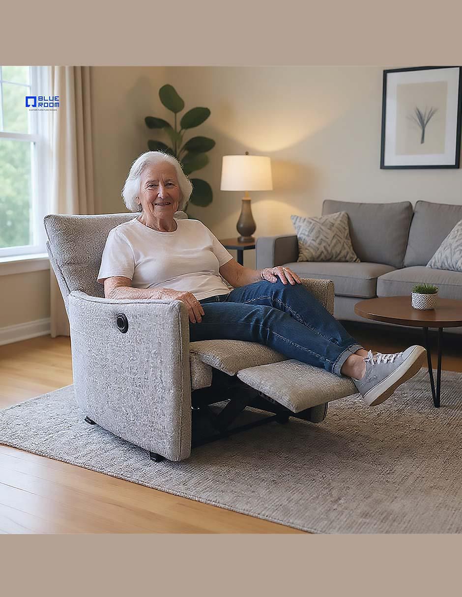 Reclinable eléctrico de madera 5
