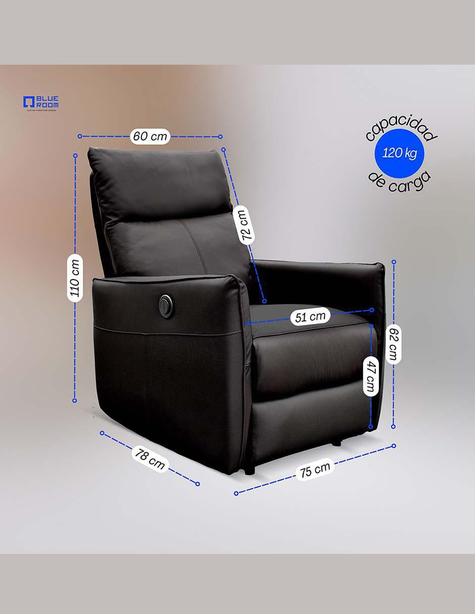 Reclinable eléctrico piel de piel 8
