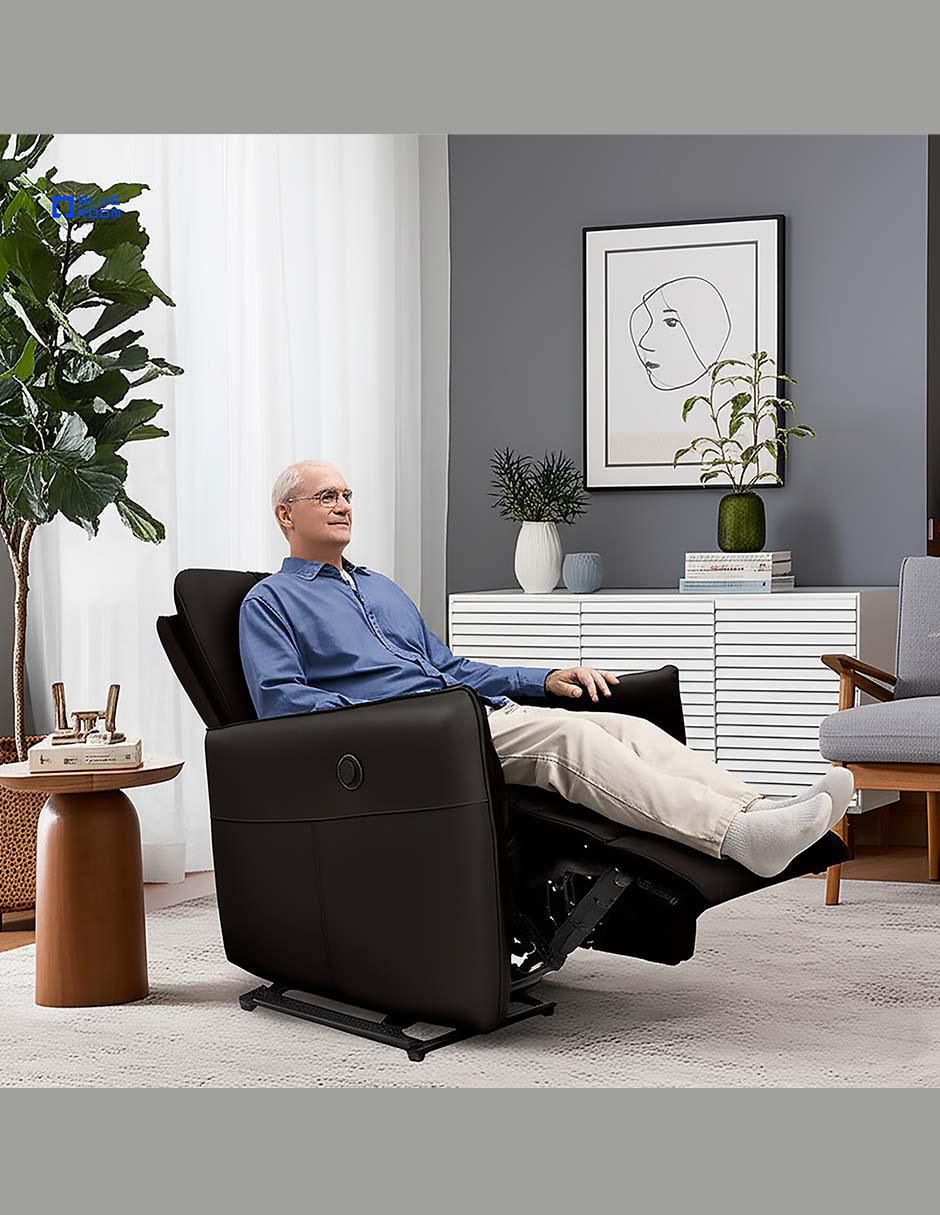 Reclinable eléctrico piel de piel 4
