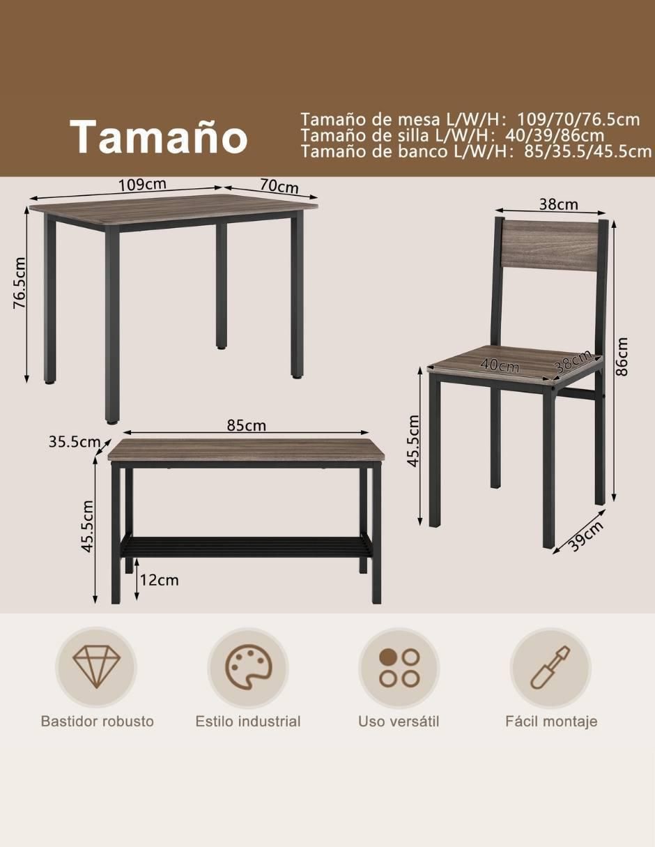 Comedor para 4 personas 9
