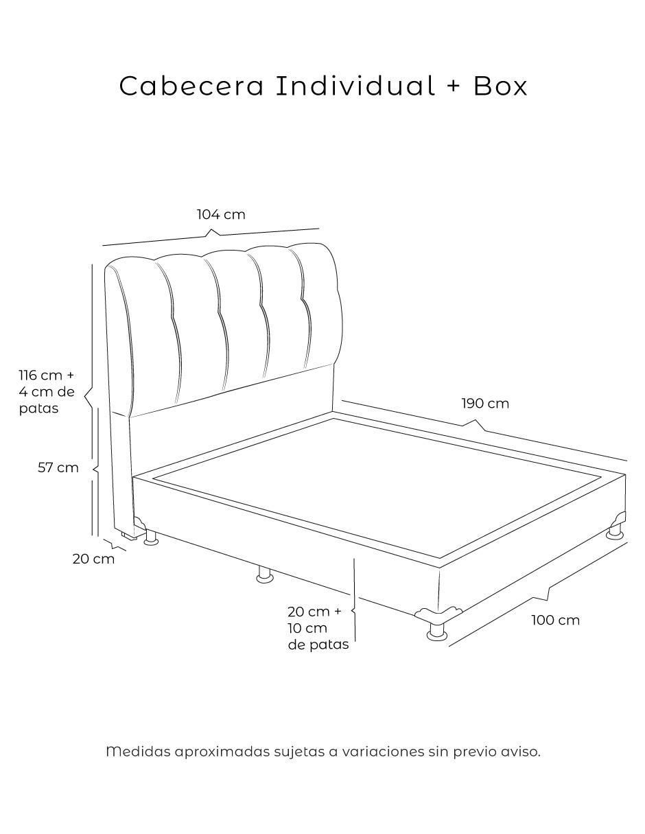 Cama kiri box dicasa "de" madera pino ind