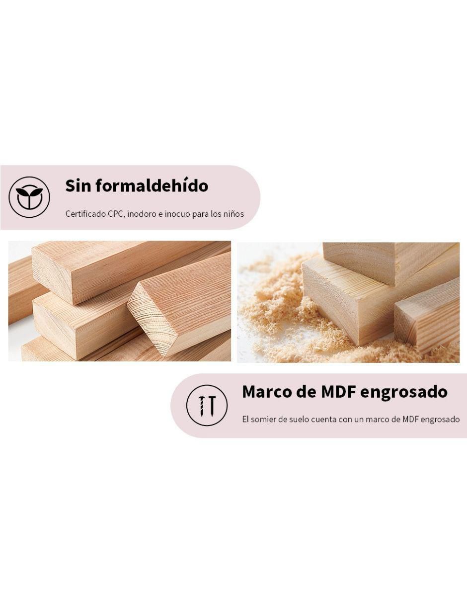 Base para cama armable de acero individual 6