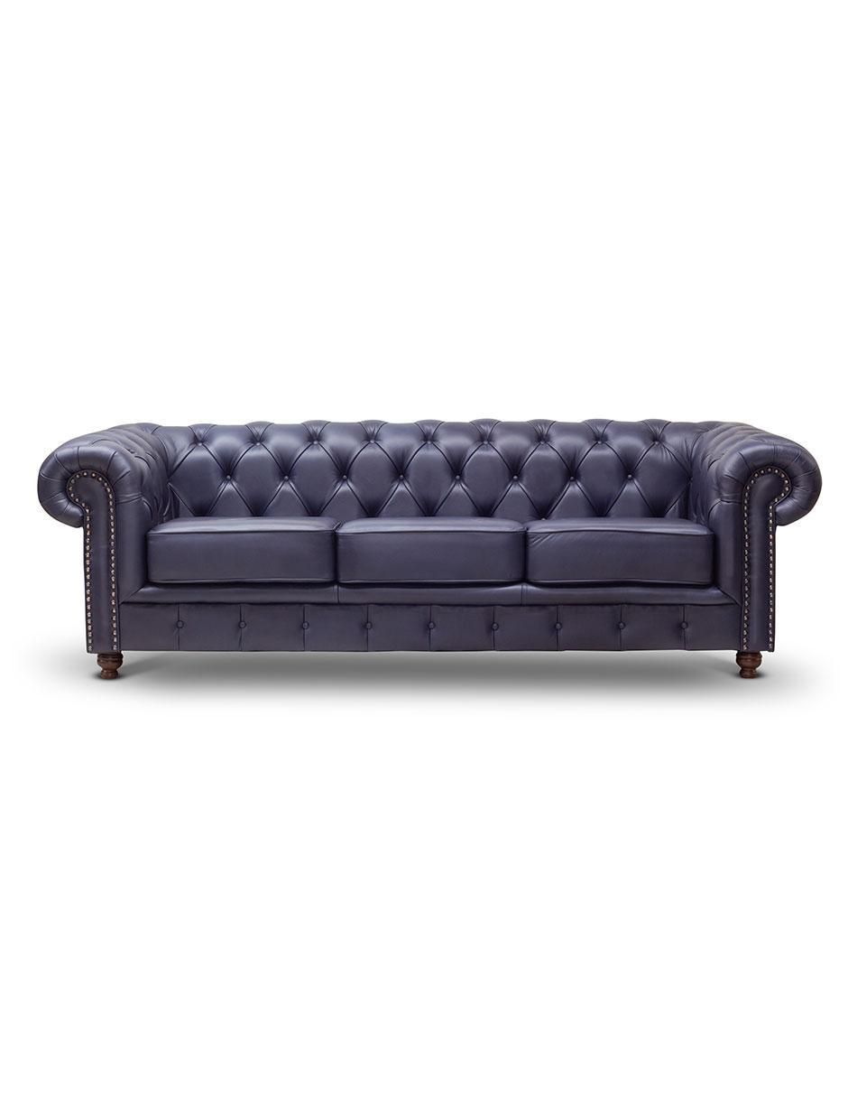 Sofá Chesterfield de piel