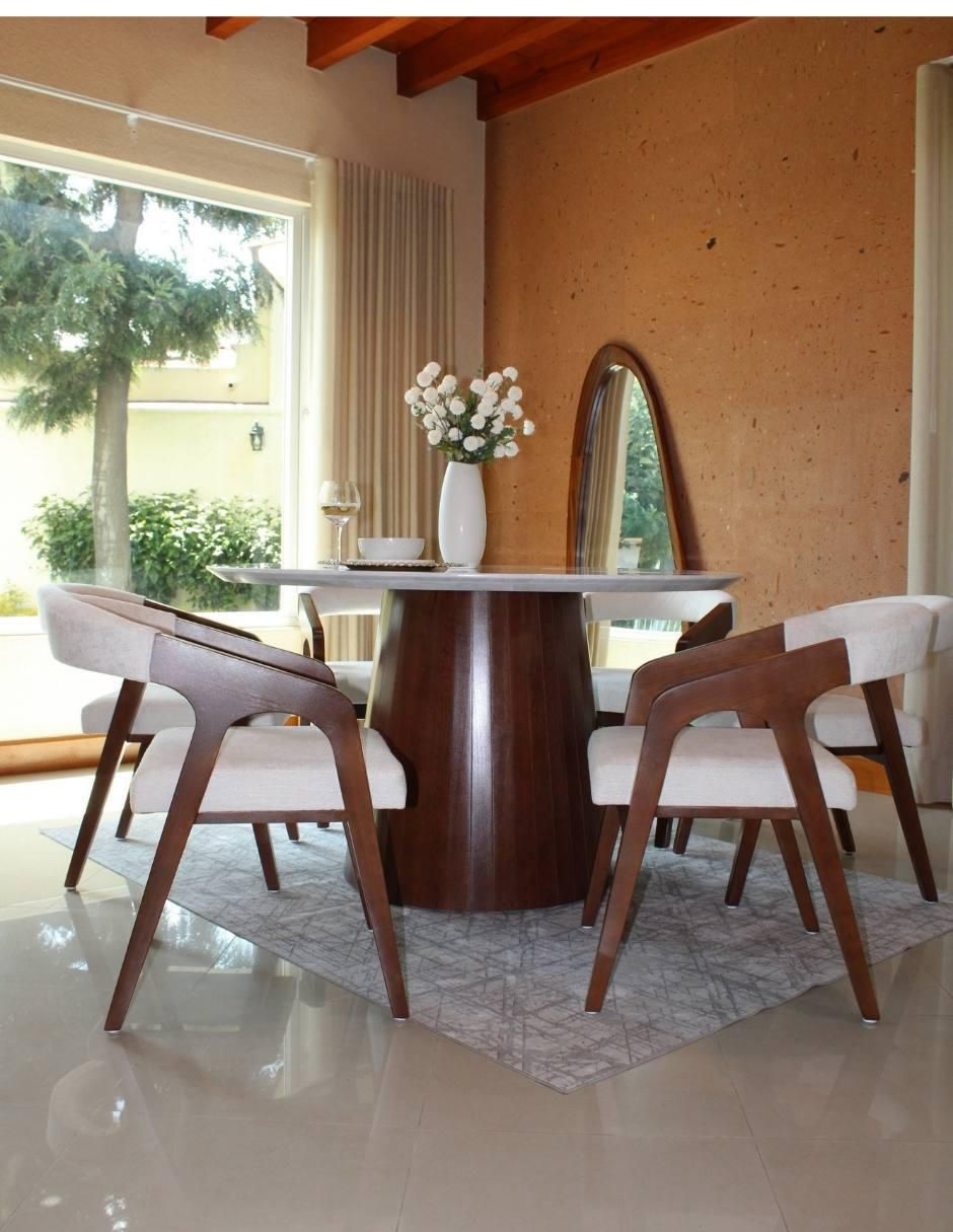Comedor para 6 personas de mármol 4
